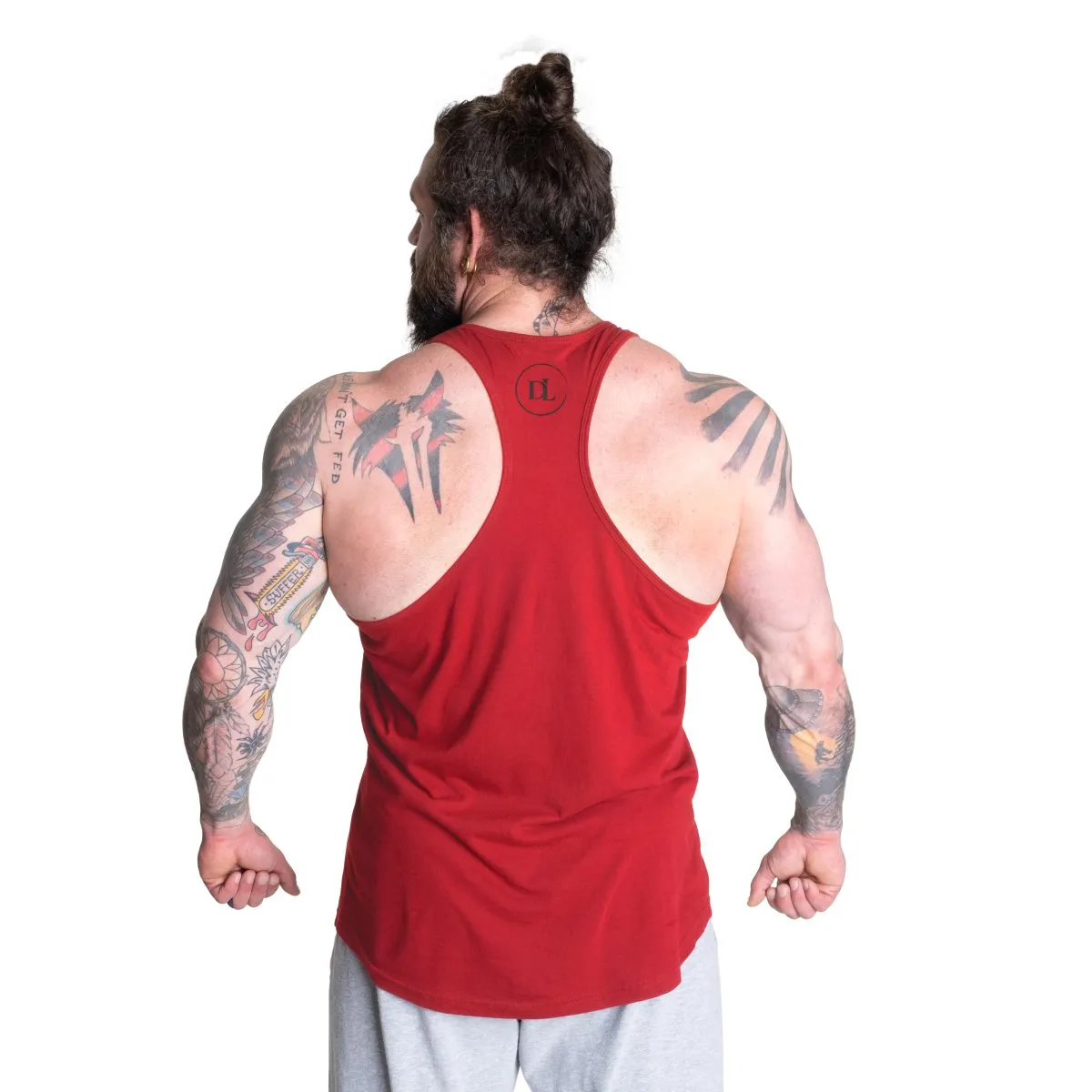 Better Bodies Logo Essential T-Back DL - Chilli Red
