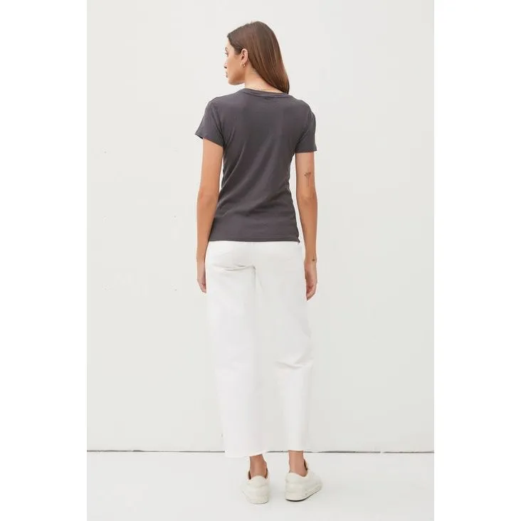 Classic Cotton Blend Crewneck T-Shirt
