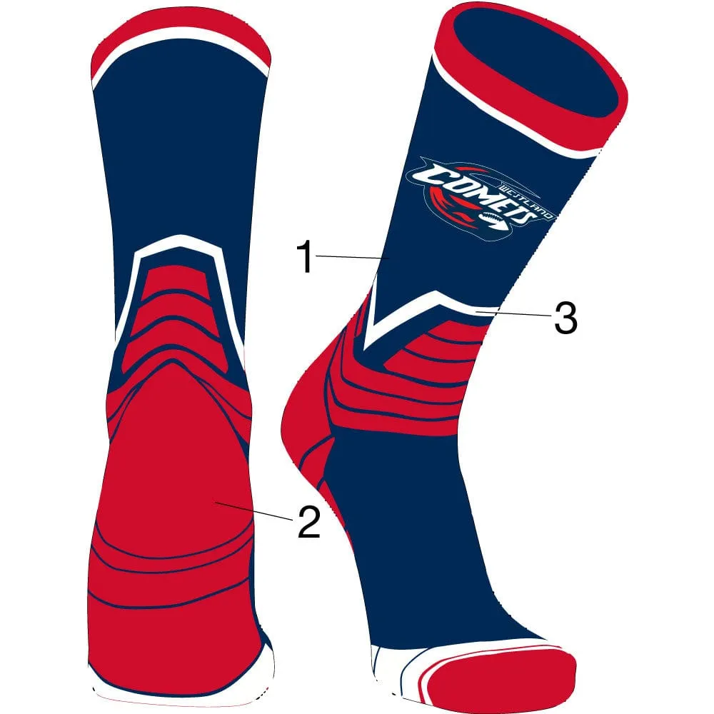 Custom Victory Crew Socks