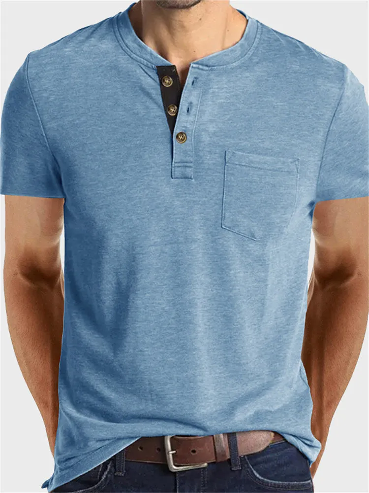 European Style Men's Short-Sleeved T-Shirt