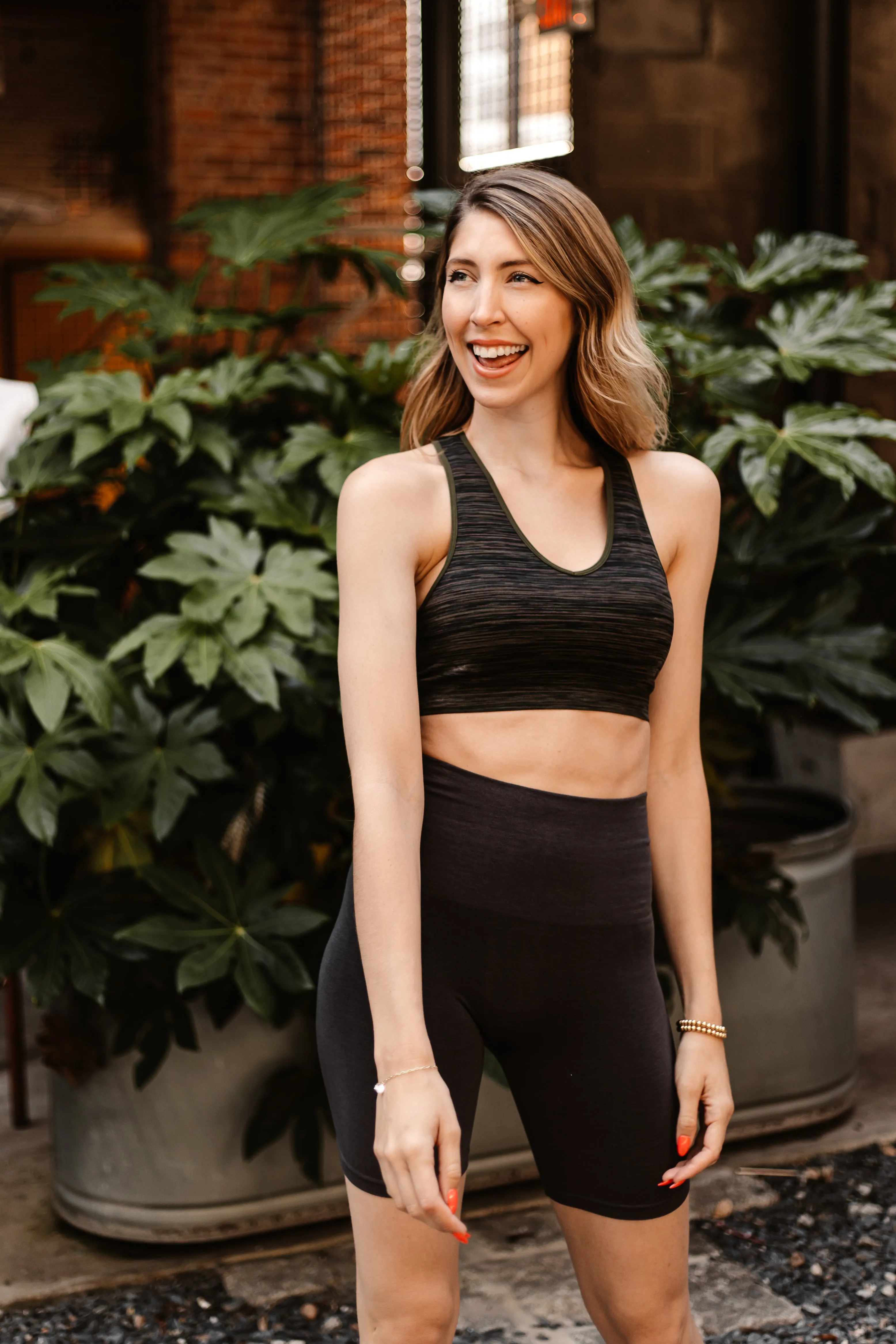High-Waist Bike Shorts