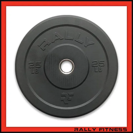 Rally Fitness® Olympic Crumb Recycle Rubber HD Bumper Plate