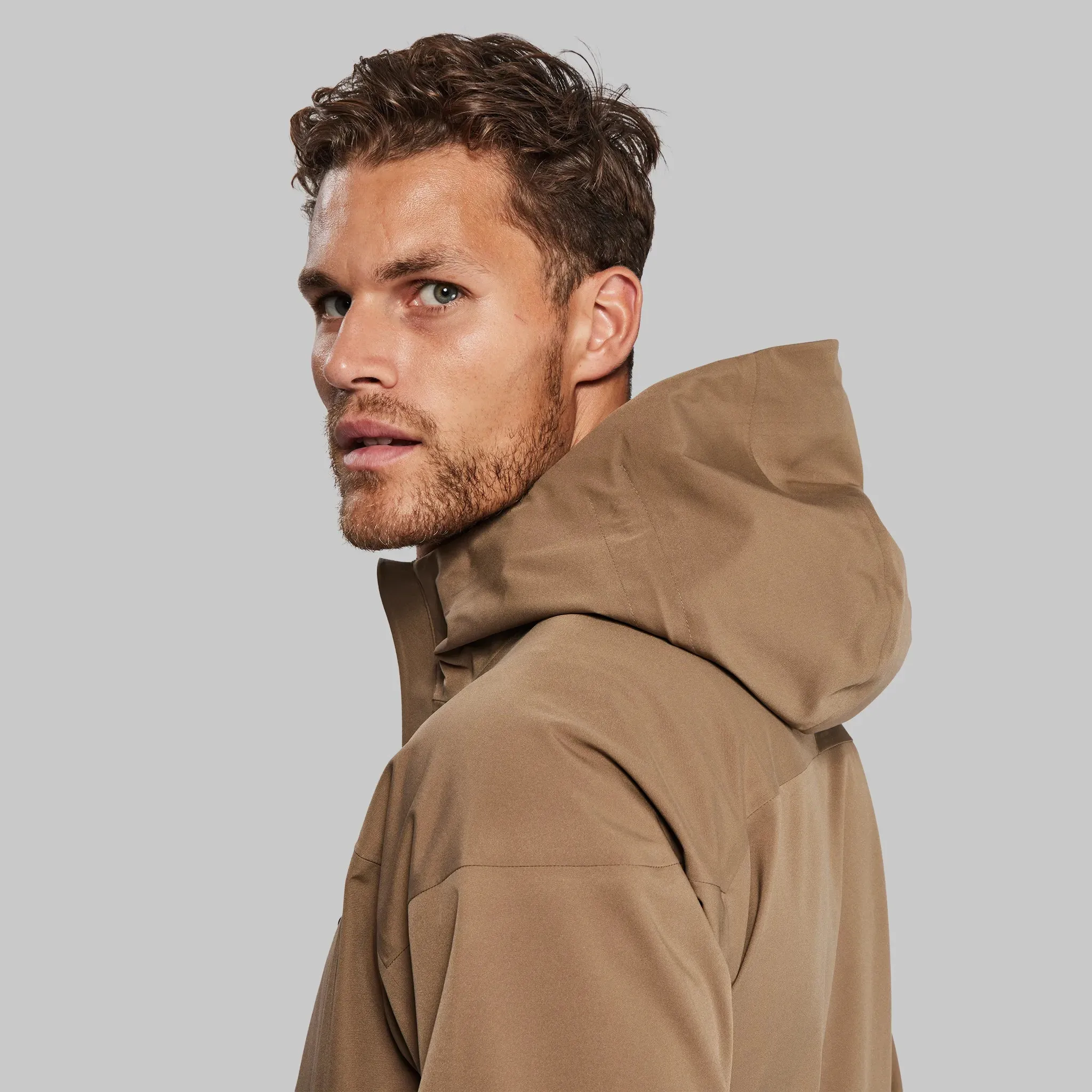 Waterfallproof Jacket. Tan edition