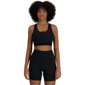 Women's NB Sleek Pocket Zip Front Bra